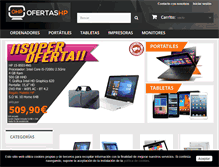 Tablet Screenshot of ofertashp.com